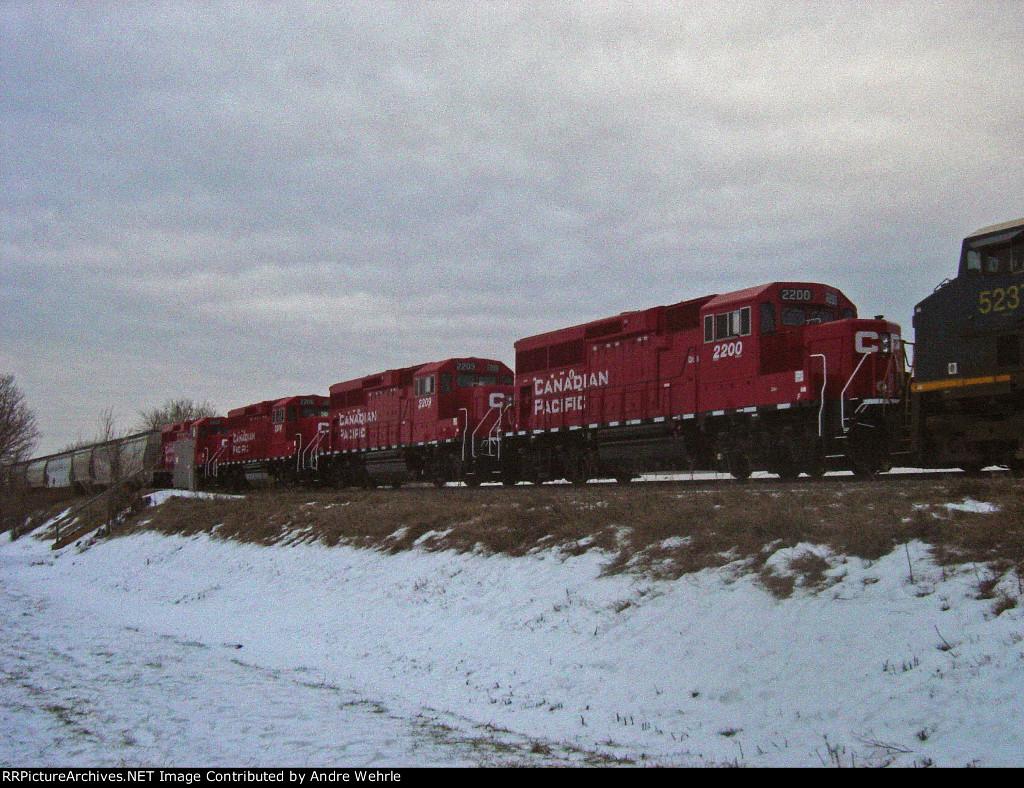 CP 2200 is the first of another batch of four of these headed to St. Paul